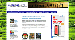 Desktop Screenshot of malangnews.com