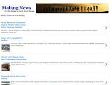 Tablet Screenshot of malangnews.com